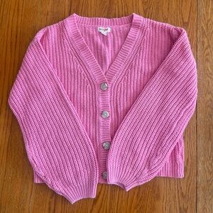 Cat & Jack Girls Pink Knit Sweater
